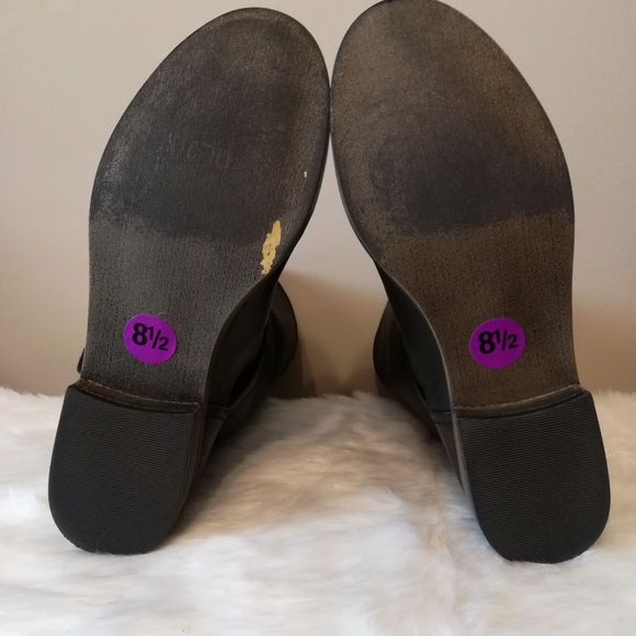 Steve Madden Temmpt Leather Moto Combat Boots - Picture 10 of 12